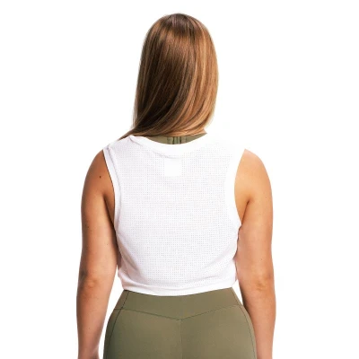 GymBeam Combat White dámské tílko