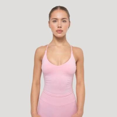 GymBeam Dámské tílko Luma Baby Pink GymBeam Dámské tílko Luma Baby Pink