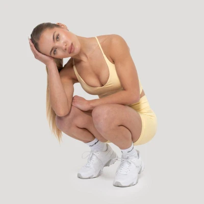 GymBeam Dámské tílko Luma Butter Yellow