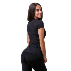 GymBeam Dámské tričko Basic Black