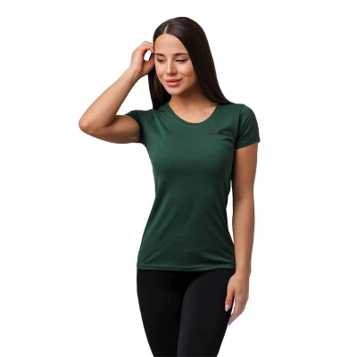 GymBeam Dámské tričko Basic Green