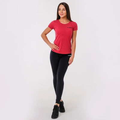 GymBeam Dámské tričko Basic Vintage Red