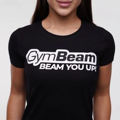 GymBeam Dámske Tričko Beam Black