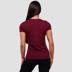 GymBeam Dámské Tričko Beam Burgundy