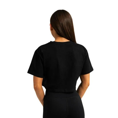 GymBeam Dámske tričko Cropped Limitless Black