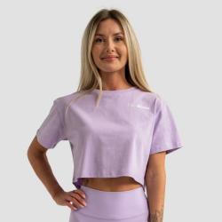 GymBeam Dámské tričko Cropped Limitless Lavender