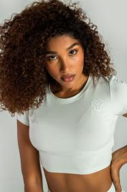 STRIX Dámské tričko Essential CropTop Moon Grey