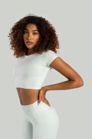STRIX Dámské tričko Essential CropTop Moon Grey