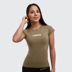 GymBeam Dámské tričko FIT Olive