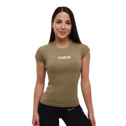 GymBeam Dámské tričko FIT Olive