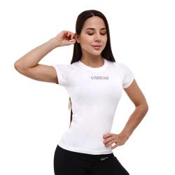 GymBeam Dámské tričko FIT White