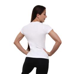 GymBeam Dámské tričko FIT White