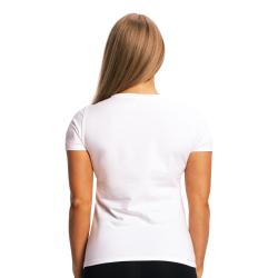 GymBeam Dámské tričko Fitness White