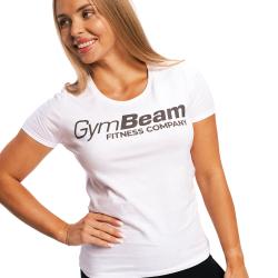 GymBeam Dámské tričko Fitness White