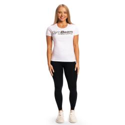 GymBeam Dámské tričko Fitness White