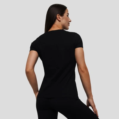 GymBeam Dámské tričko Grow Black