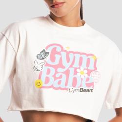 GymBeam Dámské tričko GymBabe Cream