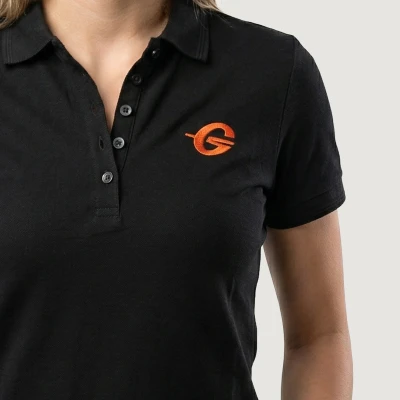 GymBeam Dámské Tričko Polo Black