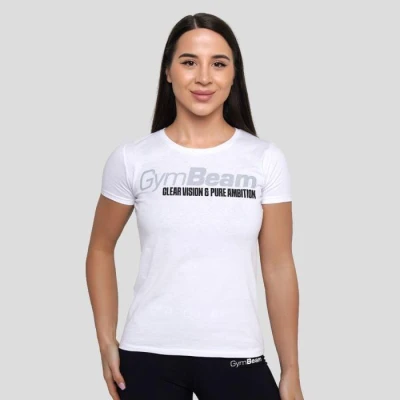 GymBeam Pure Ambition White dámské tričko