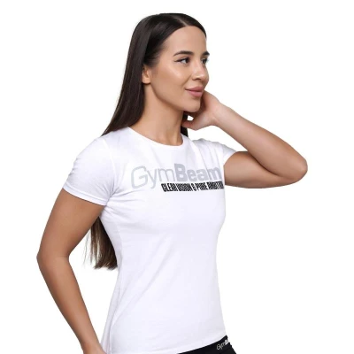 GymBeam Pure Ambition White dámské tričko