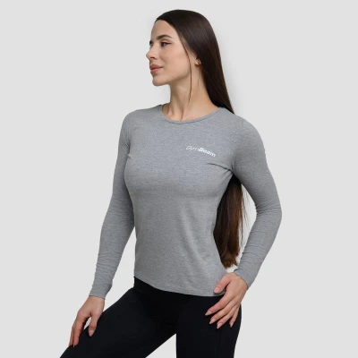 GymBeam Dámské triko s dlouhým rukávem Basic Grey