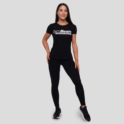 GymBeam Dámské tričko Stronger Together Black