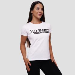 GymBeam Dámske tričko Stronger Together White
