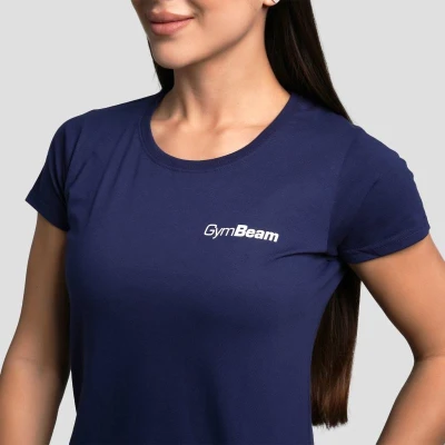 GymBeam Basic Navy Blue dámské tričko