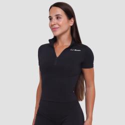 GymBeam Dámské triko Cropped Ignite Black