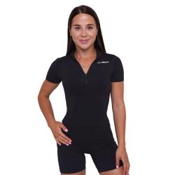 GymBeam Dámské triko Cropped Ignite Black