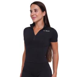GymBeam Dámské triko Cropped Ignite Black