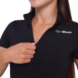 GymBeam Dámské triko Cropped Ignite Black