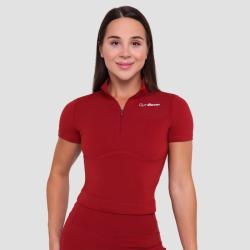 GymBeam Dámske tričko Cropped Ignite Dark Red GymBeam Dámske tričko Cropped Ignite Dark Red