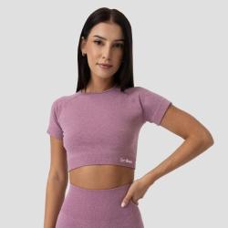 GymBeam Dámské tričko FLO Crop Top Violet