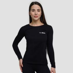 GymBeam Dámske tričko s dlhým rukávom Basic Black