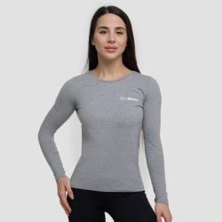 GymBeam Dámské triko s dlouhým rukávem Basic Grey GymBeam Dámské triko s dlouhým rukávem Basic Grey