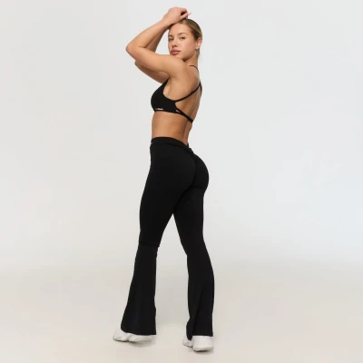 GymBeam Dámské V-back kalhoty Fierce Black
