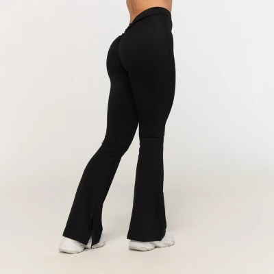 GymBeam Dámské V-back kalhoty Fierce Black