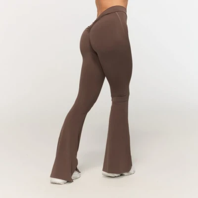 GymBeam Fierce Cappuccino dámské V-back legíny