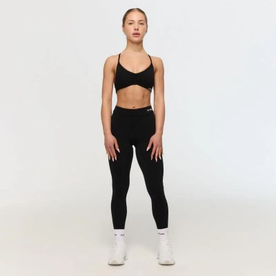 GymBeam Dámské V-back legíny Fierce Black