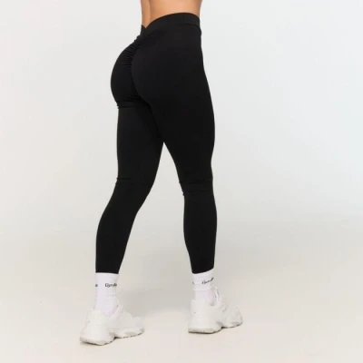 GymBeam Dámské V-back legíny Fierce Black