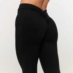 GymBeam Dámské V-back legíny Fierce Black