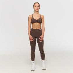 GymBeam Dámske V-back legíny Fierce Cappuccino