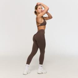 GymBeam Dámske V-back legíny Fierce Cappuccino
