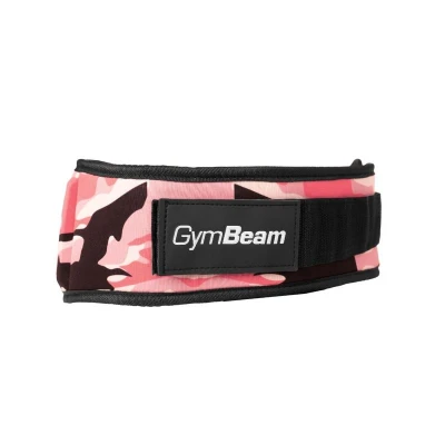 GymBeam Dámsky fitness opasok Pink Camo