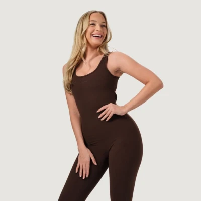 GymBeam Dámský overal NEO Mocha