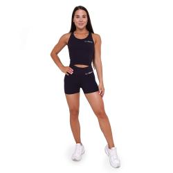 GymBeam Dámský sportovní top BEAT Black