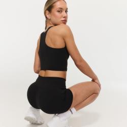 GymBeam Dámský sportovní top BEAT Black