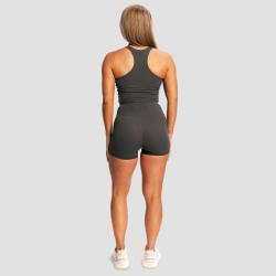 GymBeam Dámský sportovní top BEAT Charcoal