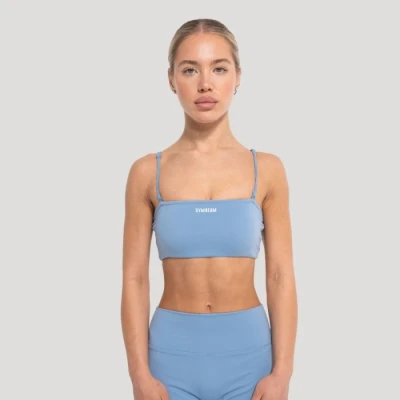 GymBeam Dámský sportovní top Flow Azure –